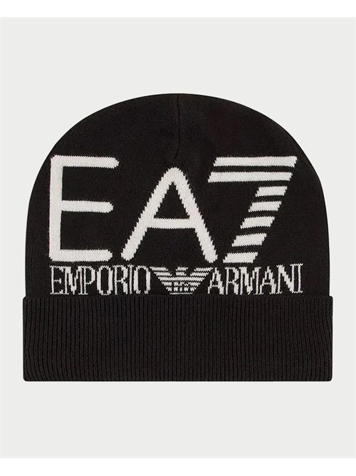 Cappello EA7 in maglia con logo EMPORIO ARMANI EA7 | 7X000006-AF11994MC008